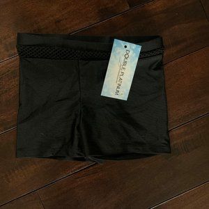 Double Platinum NWT Black booty dance shorts size MC